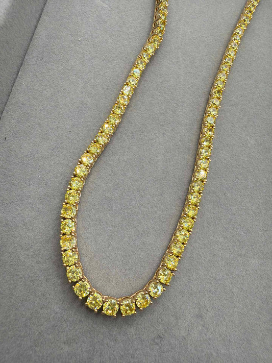 Rivieira 4mm 4 pontas Yellow  - 40cm