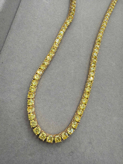 Rivieira 4mm 4 pontas Yellow  - 40cm