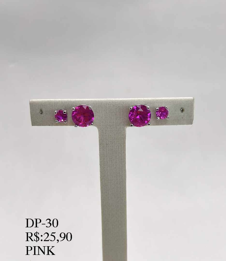 Brinco - Duo Fuchia