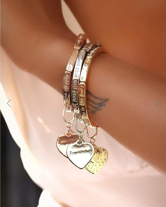 Bracelete - Pulseira amigas Ródio