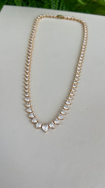 Rivieiras - Rivieira de coracao Gradient 6mm-3mm 18k