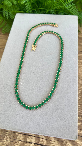 Rivieiras - Rivieira Verde esmeralda Fusion 4mm 18k