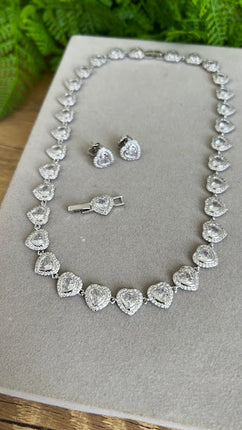 Ariana G Hearts tennis chain 