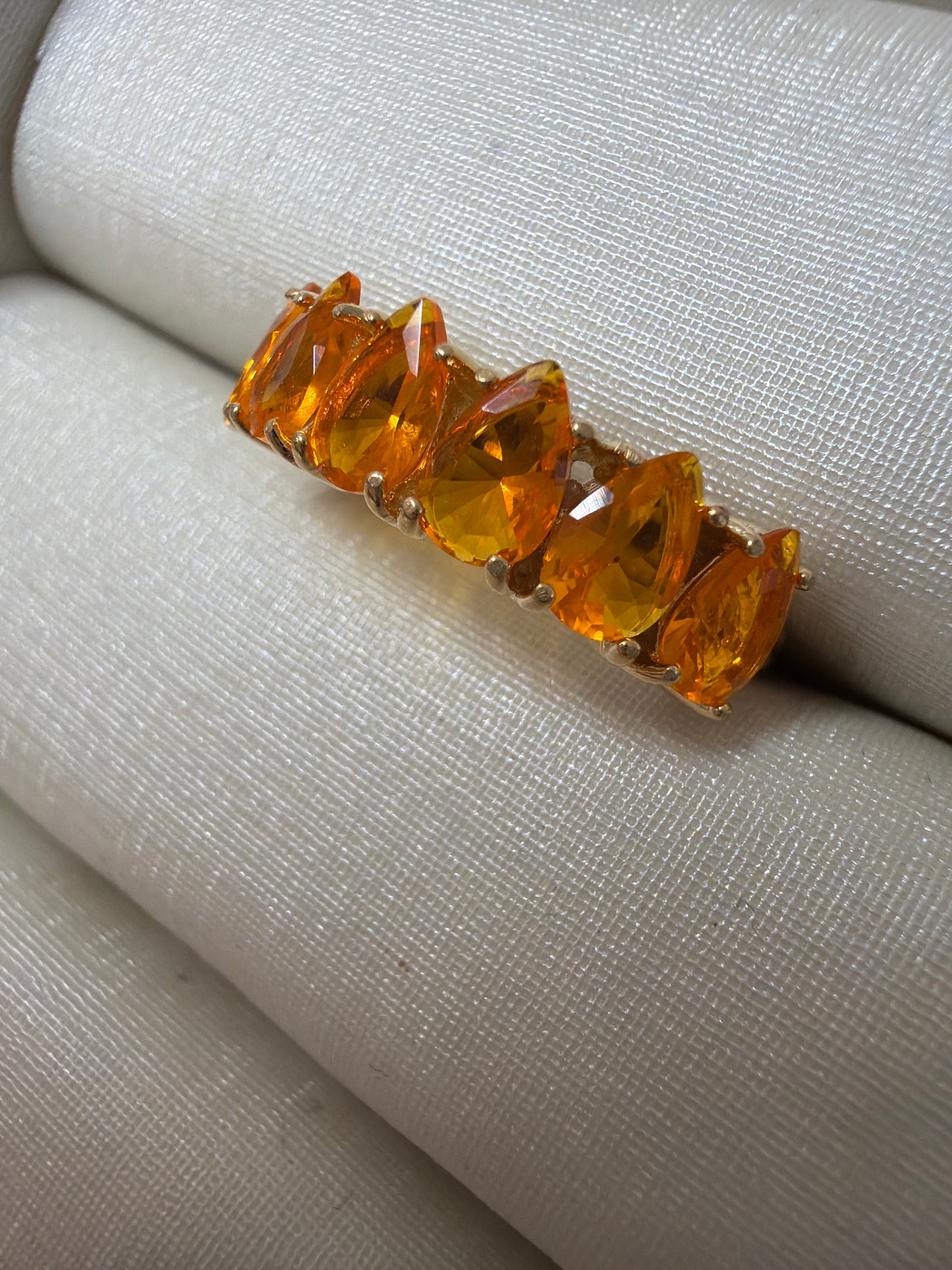 Anel - Anel Meio aparador Laranja- regulável