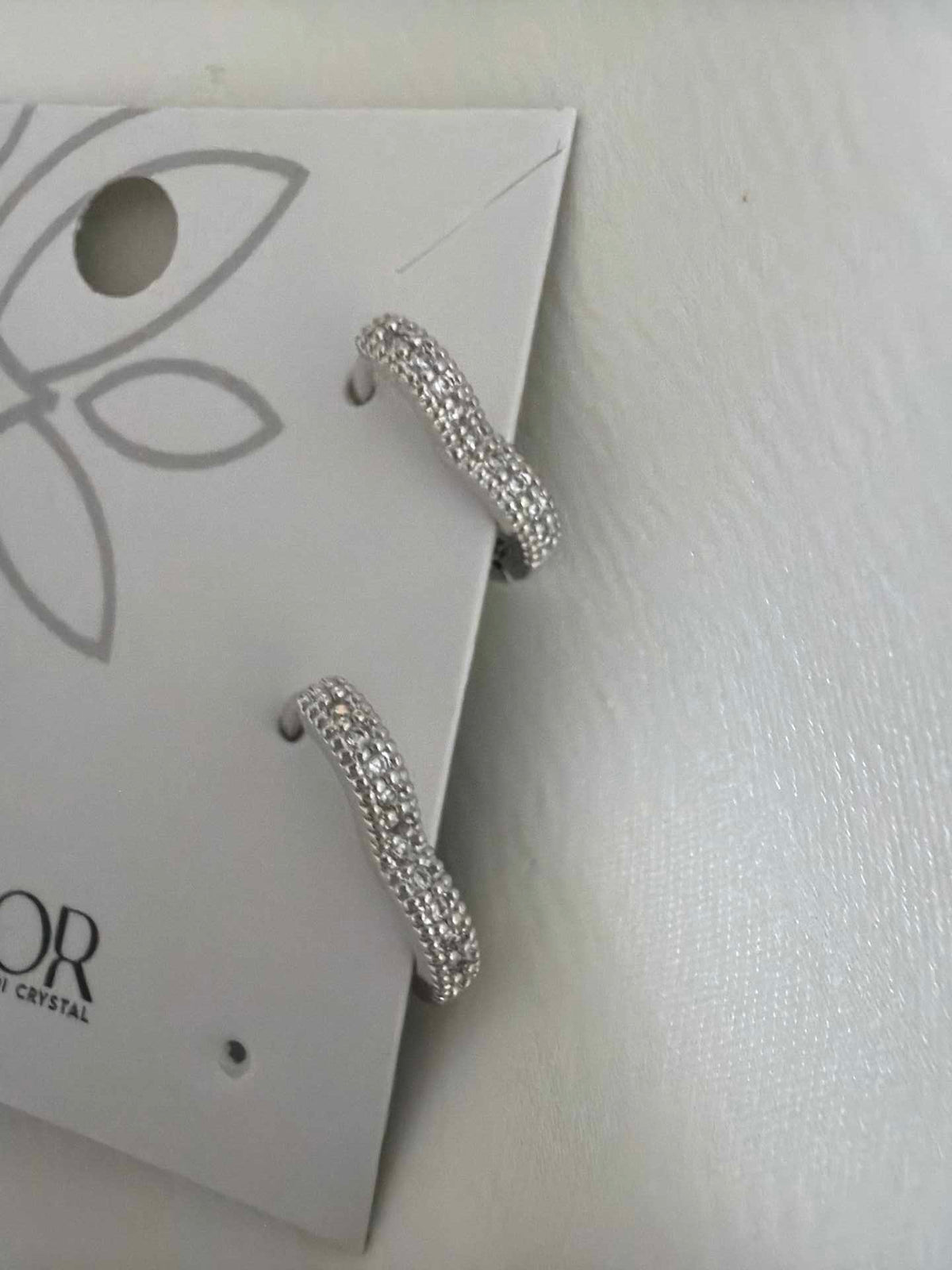 Duo liso de coracao com 1 carreira cravejada 