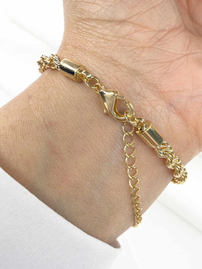 Everyday Chunky medium Rope Chain bracelet 4mm