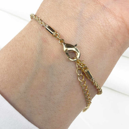 Everyday Chunky Rope Chain bracelet 2 mm