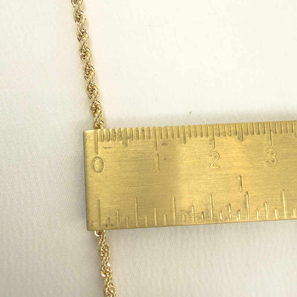 Everyday Chunky Rope Chain bracelet 2 mm