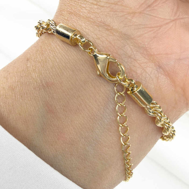Everyday Chunky Rope Chain bracelet 6mm