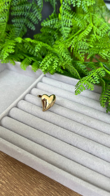 Maxi Heart Adjustable Stainless Steel Statement 