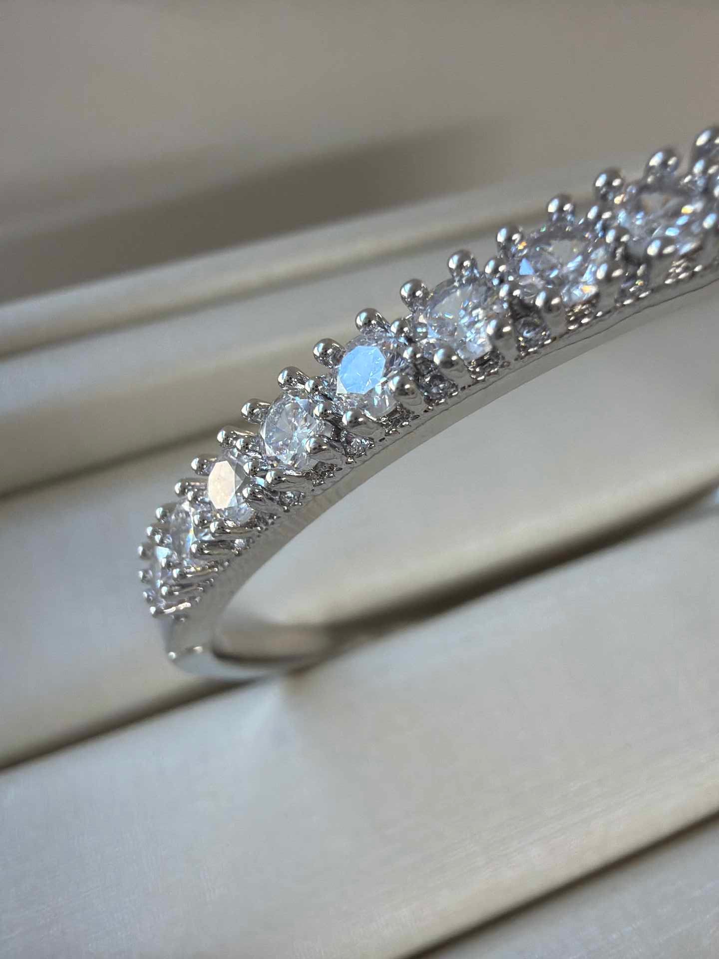 Pave bracelet in 4mm cz