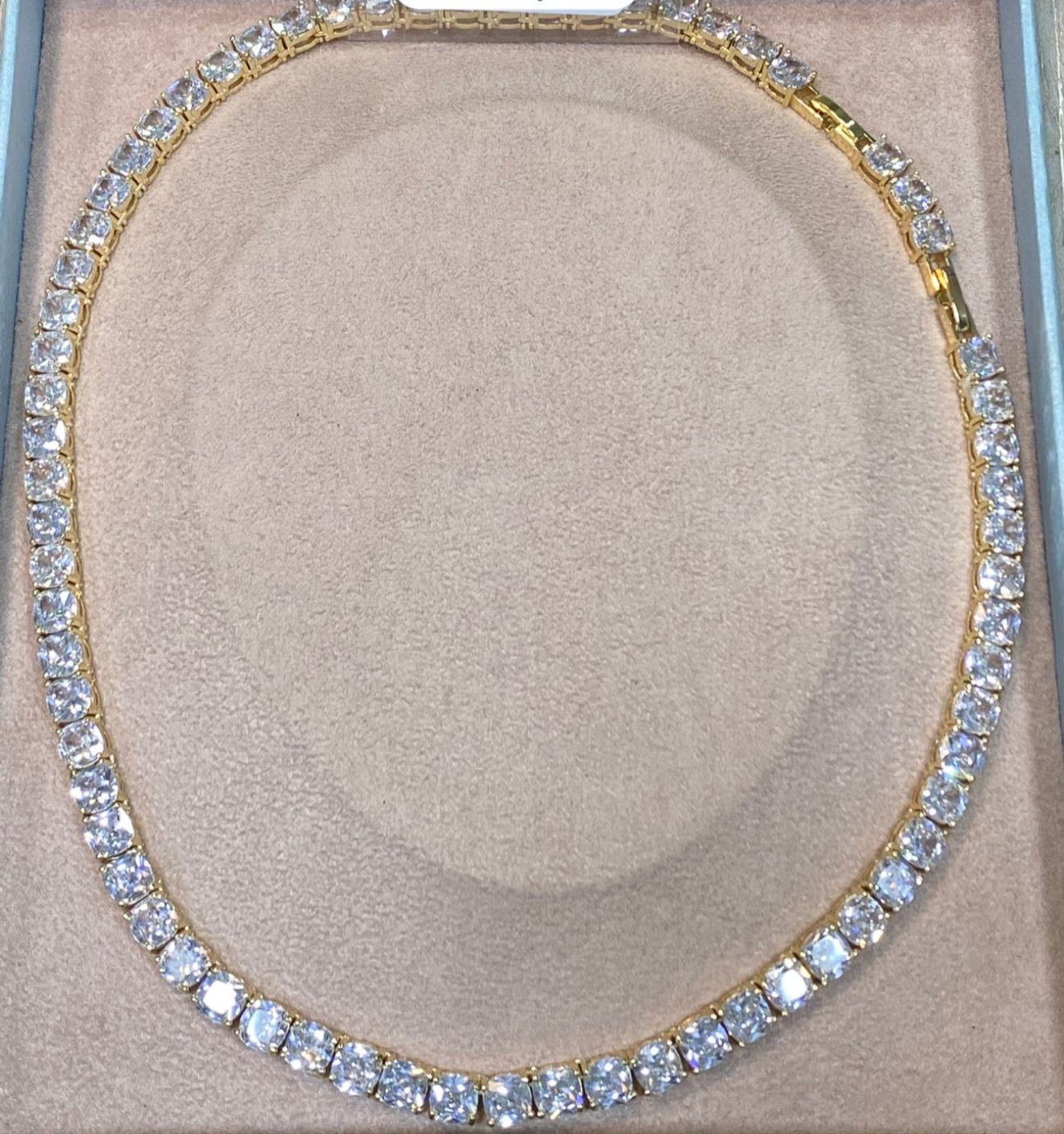 Tennis chain 8mm CZ