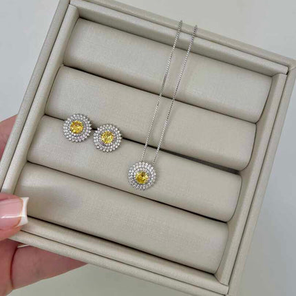 Conjunto Halo triplo yellow