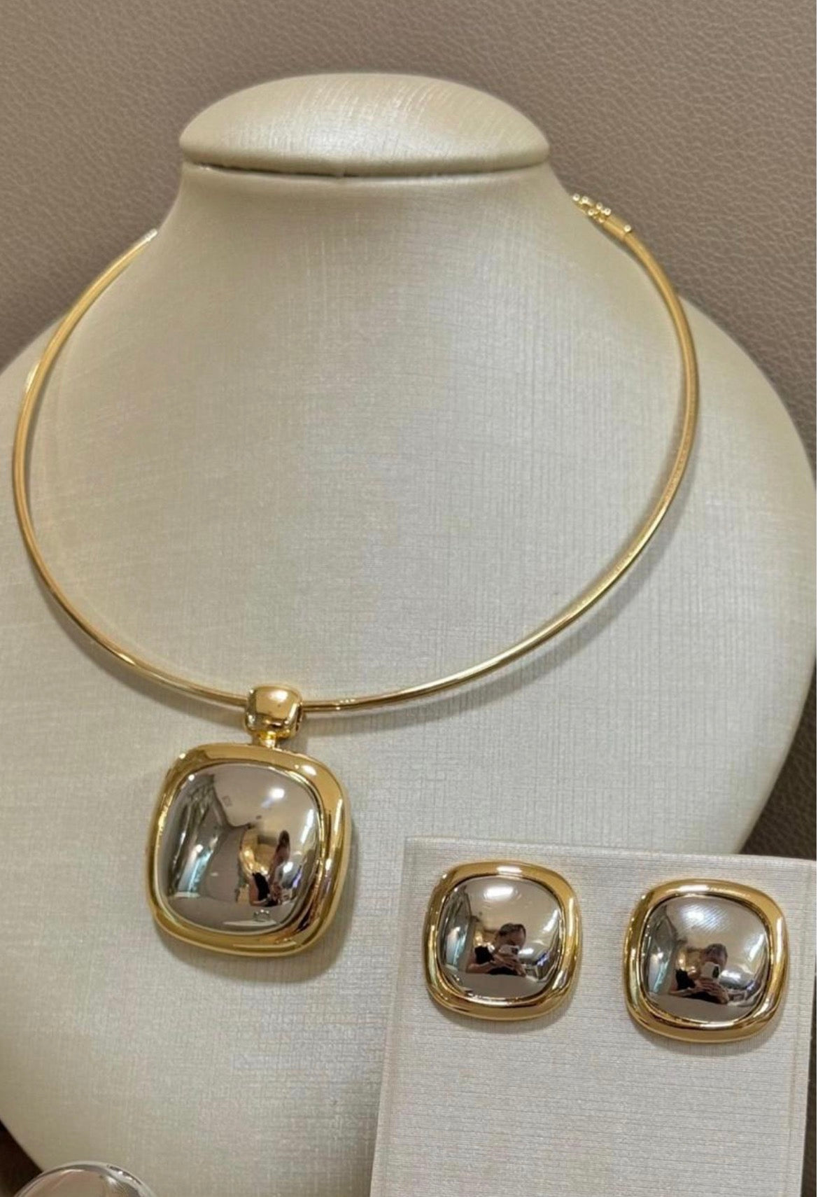 Conjunto Aro square 2 tons 
