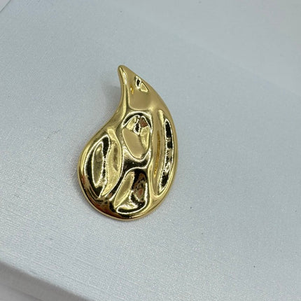 Pingente Organico Gota Martelada 