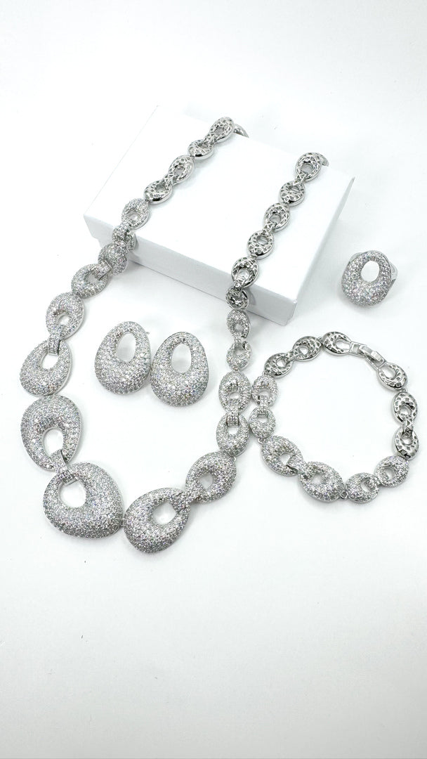 Conjunto maxi luxo todo Micocravejado 4 Pecas-