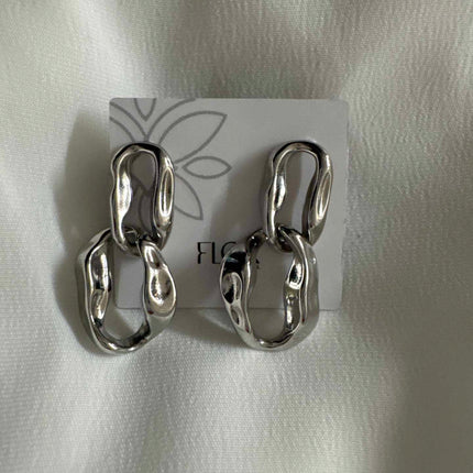 Brinco Organico ondulado -luxo