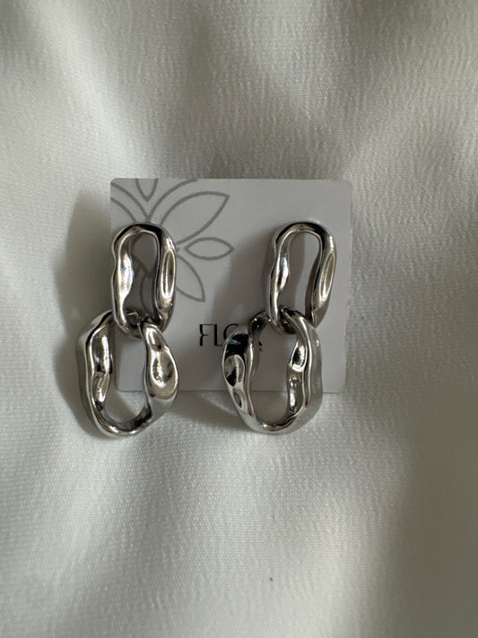 Brinco - Brinco Organico ondulado -luxo