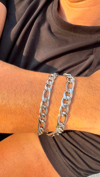 pulseira em corrente 3x1  - 5cm